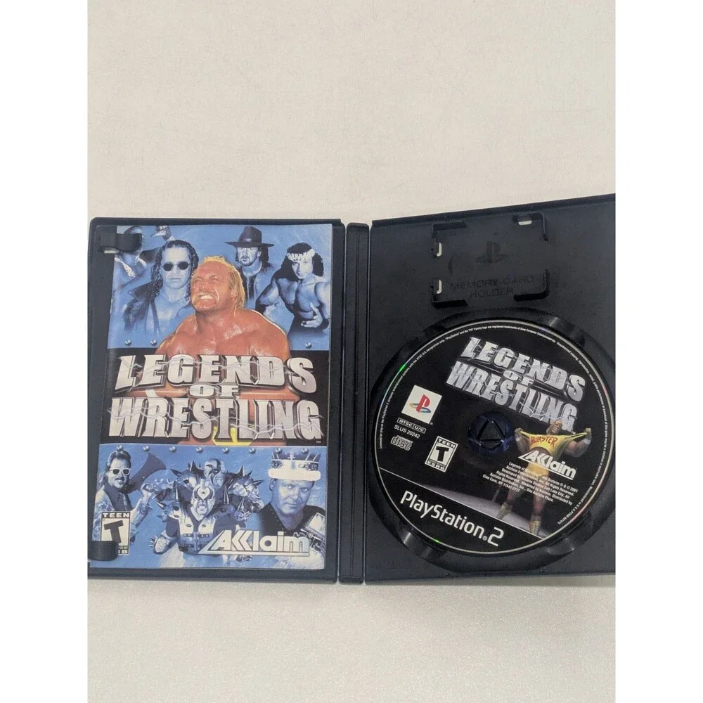 Legends‎ of Wrestling (Sony PlayStation 2, 2001) PS2 Complete